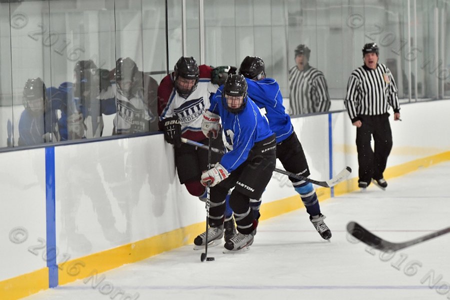 Wheaton College Men\'s Ice Hockey vs Middlesex Community College. - Photo By: KEITH NORDSTROM